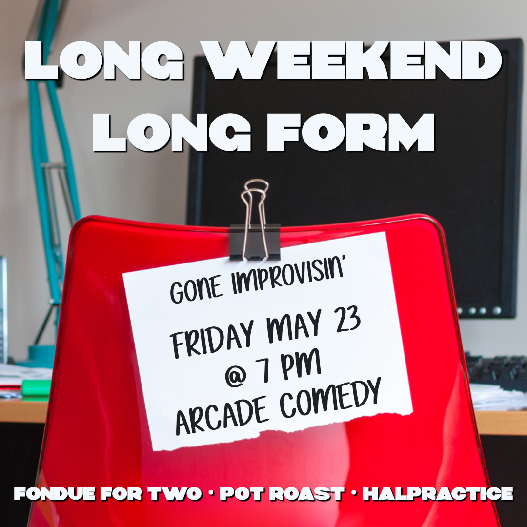 Long weekend, long form, long laughs. Halpractice, Pot Roast, and Fondue for Two are throwing a comedy cookout—and you’re invited.