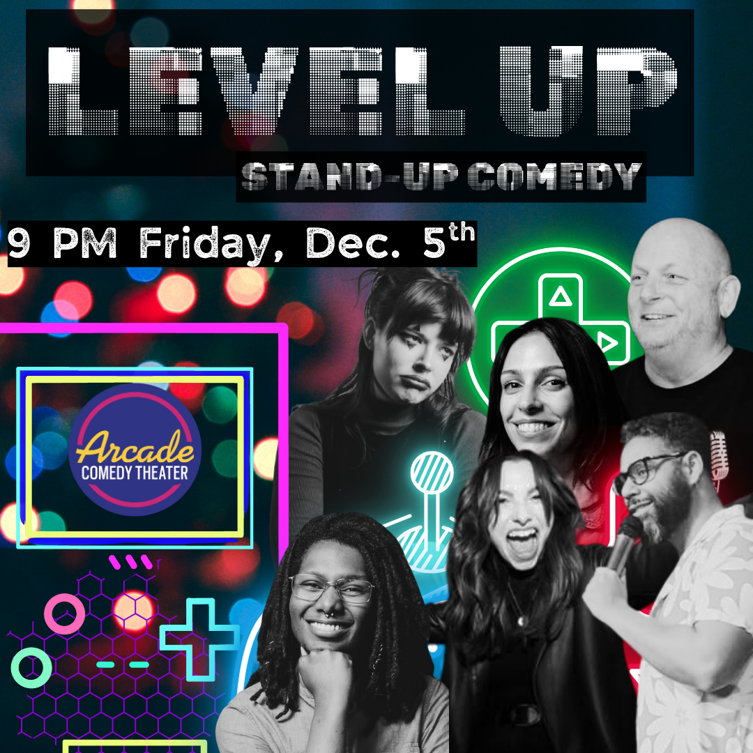  Level Up is a monthly show that highlights Pittsburgh's funniest comics and welcomes special guests from all over! This month we'll be joined by Abigail Elias, Geno, Jo Crawford, Lou Pastorious, Tyler Ray Kendrick, and host Cassi Bruno.