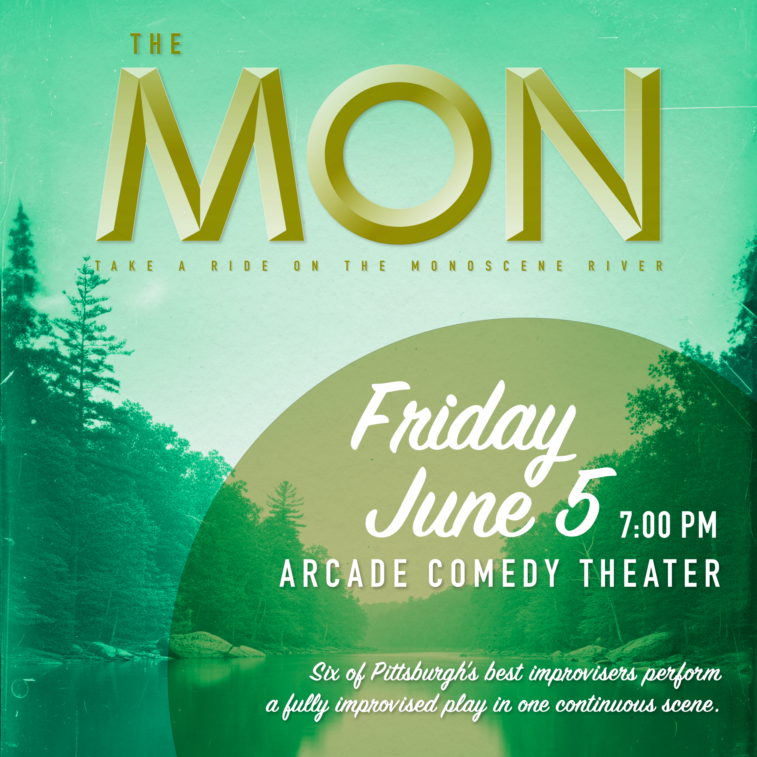 Six of Pittsburgh’s best improvisers perform a fully improvised play in one continuous scene.