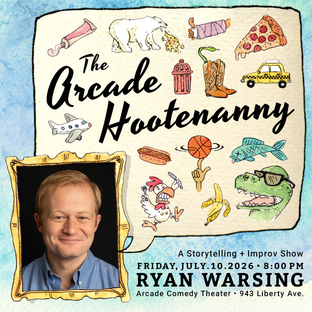 The Arcade Hootenanny features Pittsburgh's best improvisers creating comedy from a guest monologist's true stories.