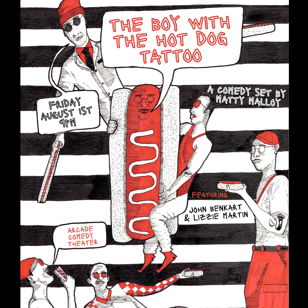 The Boy with the Hot Dog Tattoo