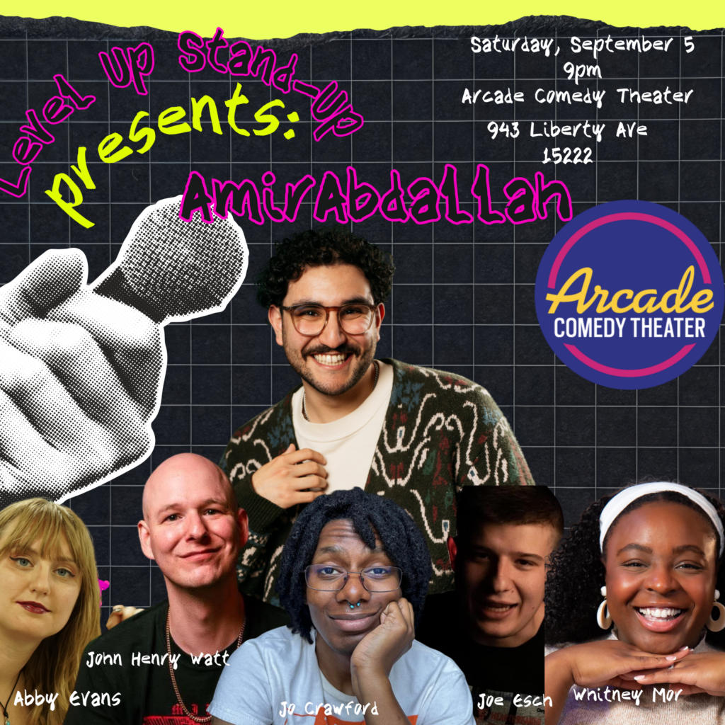 Level Up Stand-Up poster